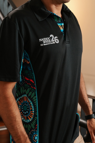 An Abundance Of Culture NAIDOC 2026 Bamboo (Simpson) Polo Shirt