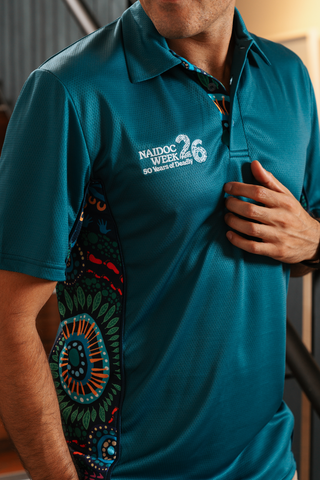 An Abundance Of Culture NAIDOC 2026 Bamboo (Simpson) Polo Shirt