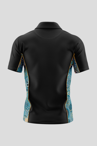(EXPRESS) Moorditj Koorliny (Strong Journey) NAIDOC 2026 Bamboo (Simpson) Polo Shirt - Non-Badged