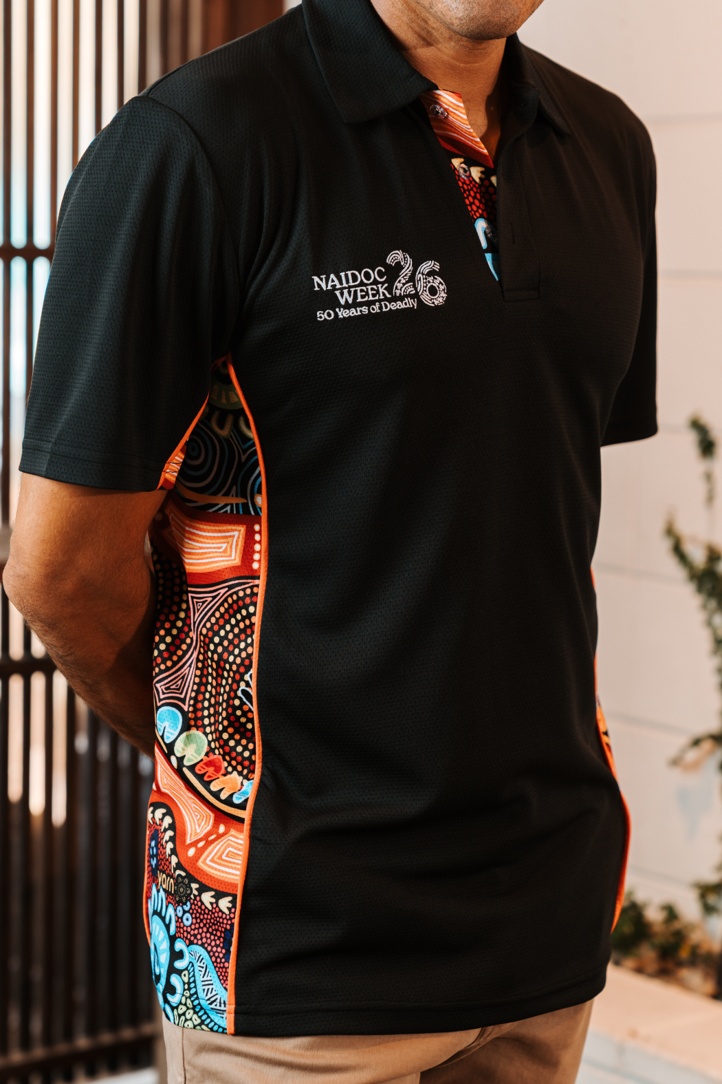 Gadi NAIDOC 2026 Bamboo (Simpson) Unisex Polo Shirt