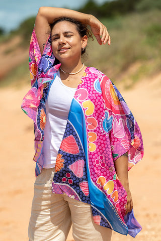 Thriving Together Chiffon Shawl - Ready Stock