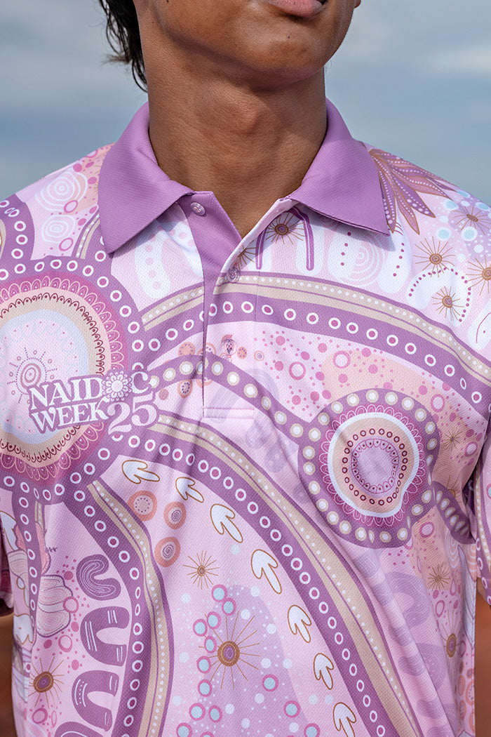 (Bulk Order) A Bright Future NAIDOC 2025 Unisex Polo Shirt