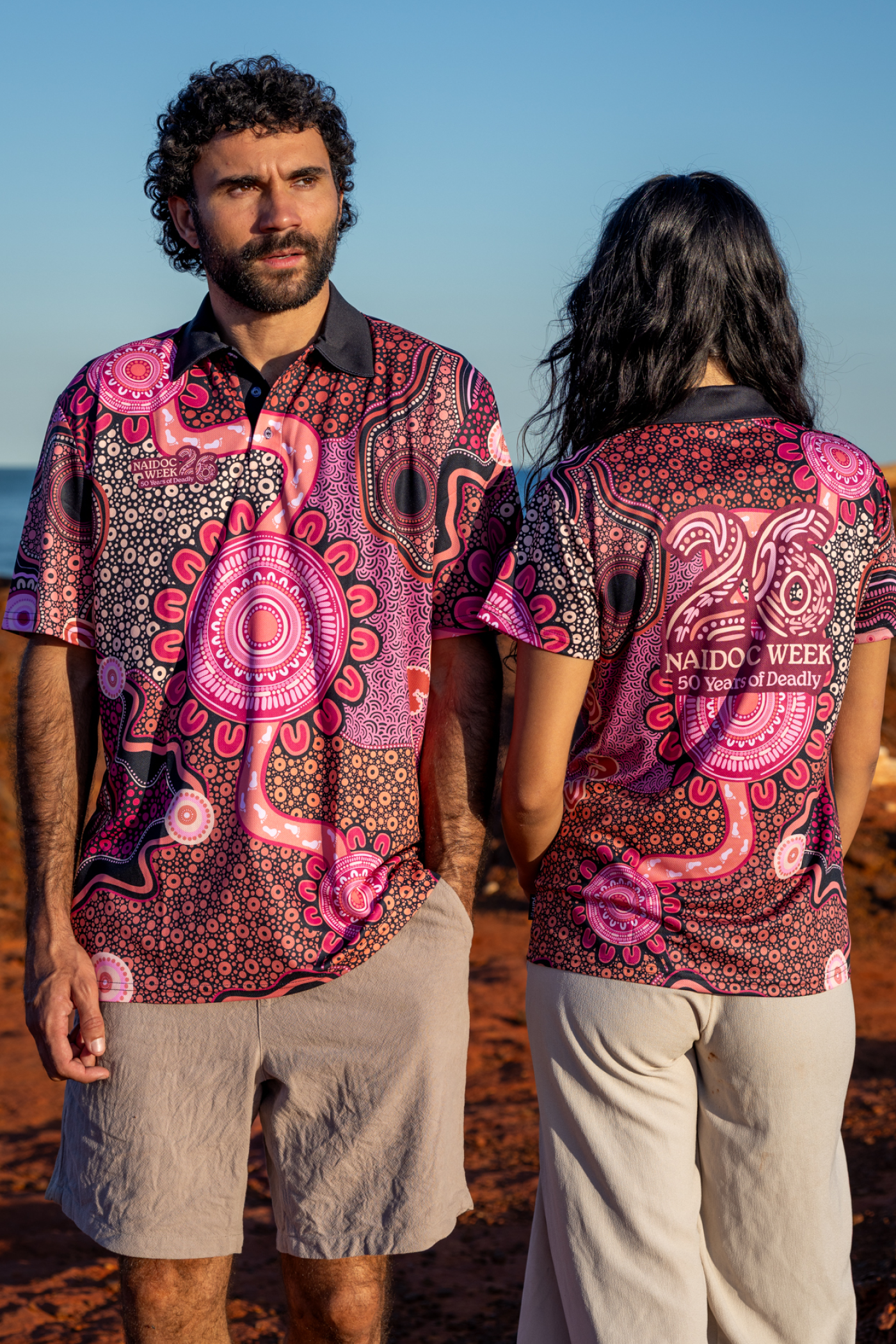 Celebration Through Generations NAIDOC 2026 Unisex Polo Shirt