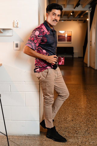Celebration Through Generations Essence NAIDOC 2026 Unisex Polo Shirt