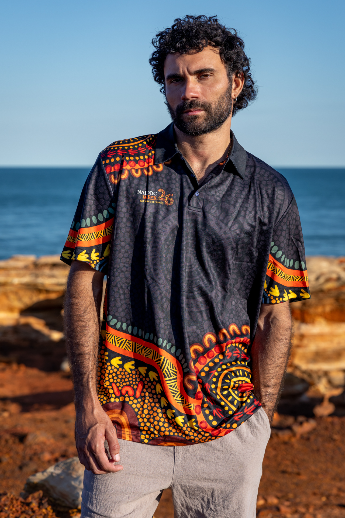 50 Years of Deadly NAIDOC 2026 Unisex Polo Shirt
