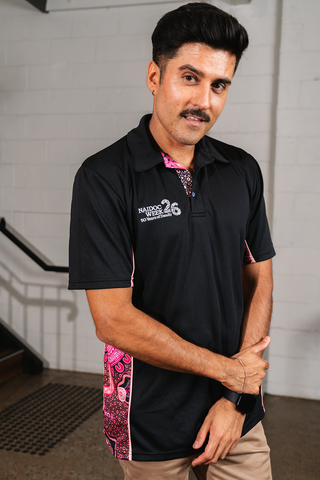 Celebration Through Generations NAIDOC 2026 Bamboo (Simpson) Unisex Polo Shirt