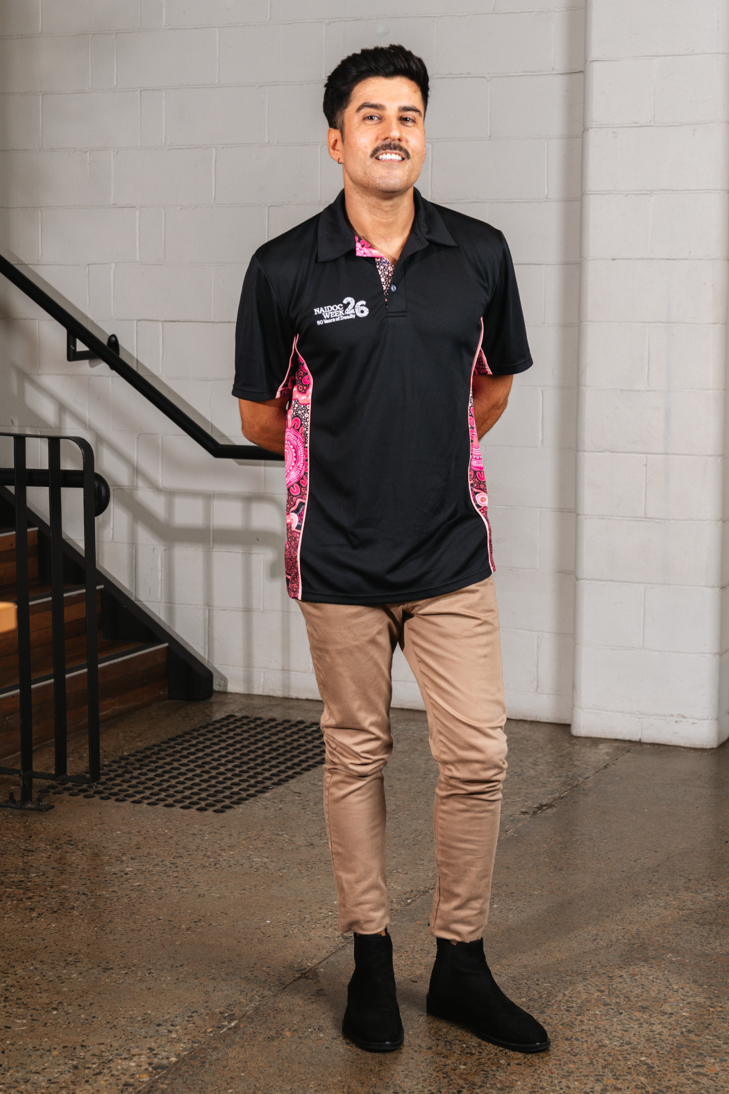 Celebration Through Generations NAIDOC 2026 Bamboo (Simpson) Unisex Polo Shirt