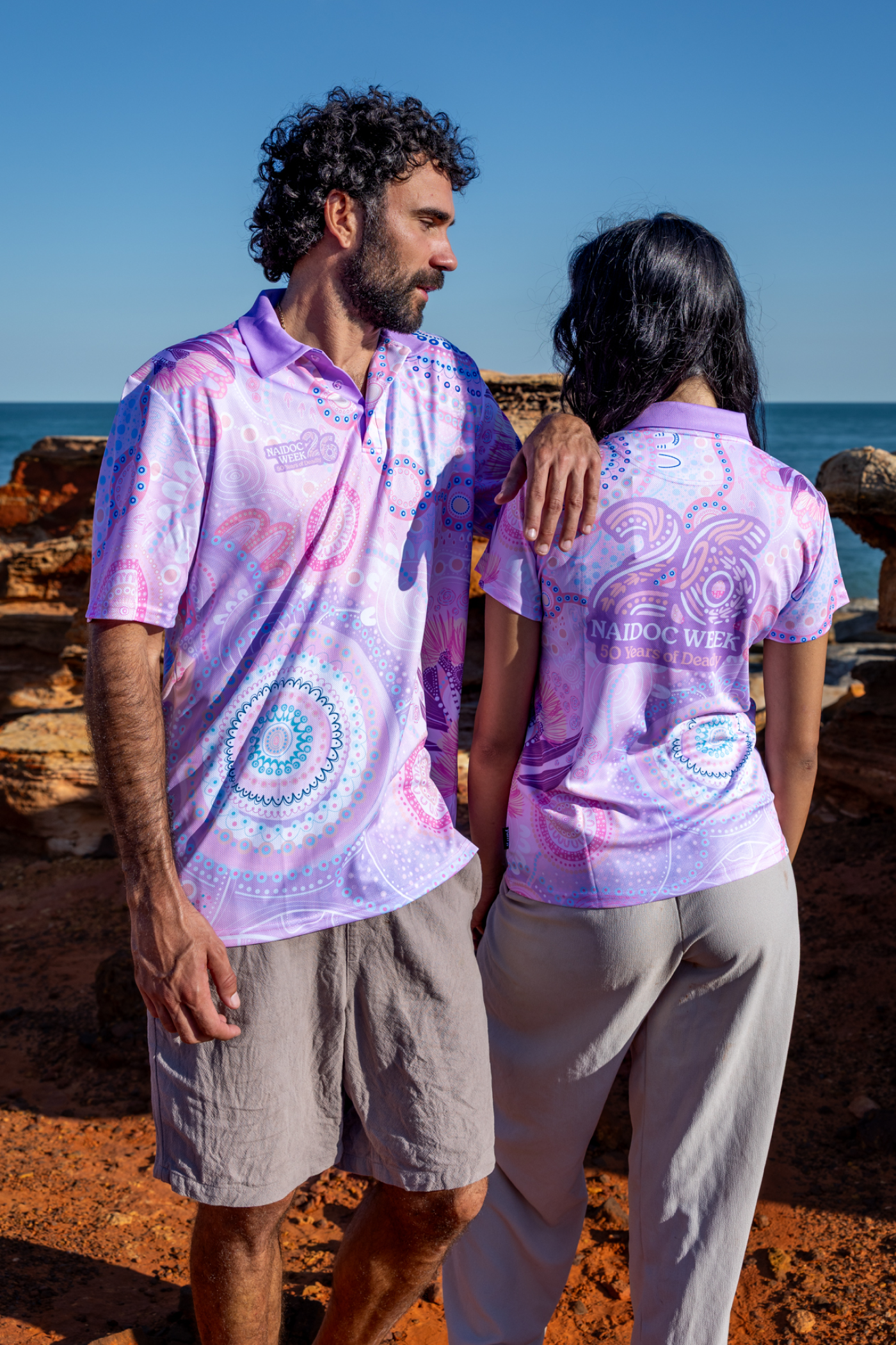 Paths That Brought Us Here NAIDOC 2026 Polo Shirt