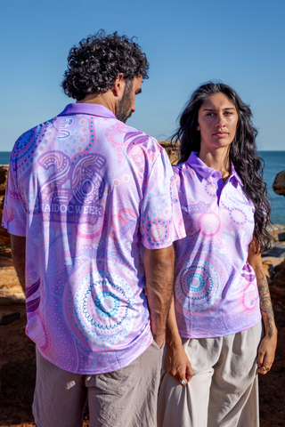 Paths That Brought Us Here NAIDOC 2026 Unisex Polo Shirt