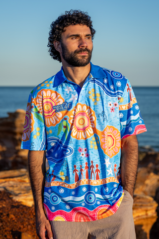 Built On Strong Shoulders NAIDOC 2026 Polo Shirt
