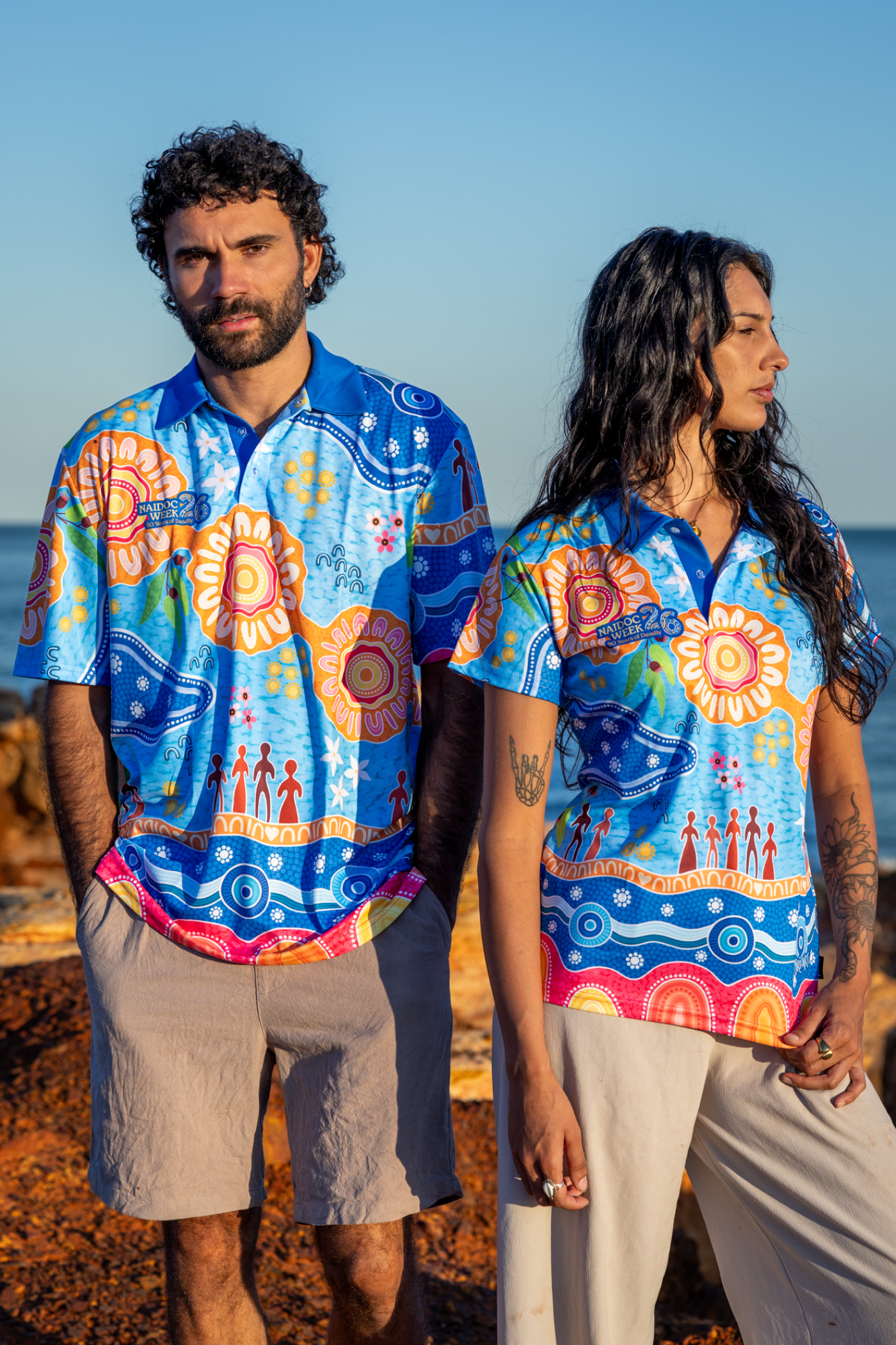 Built On Strong Shoulders NAIDOC 2026 Unisex Polo Shirt
