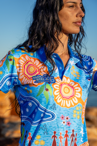 Built On Strong Shoulders NAIDOC 2026 Polo Shirt