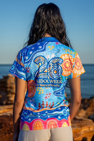 Built On Strong Shoulders NAIDOC 2026 Polo Shirt