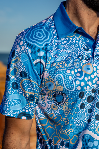 Moorditj Koorliny (Strong Journey) NAIDOC 2026 Polo Shirt
