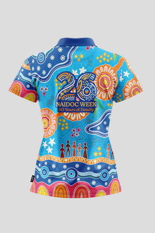 Built On Strong Shoulders NAIDOC 2026 Polo Shirt