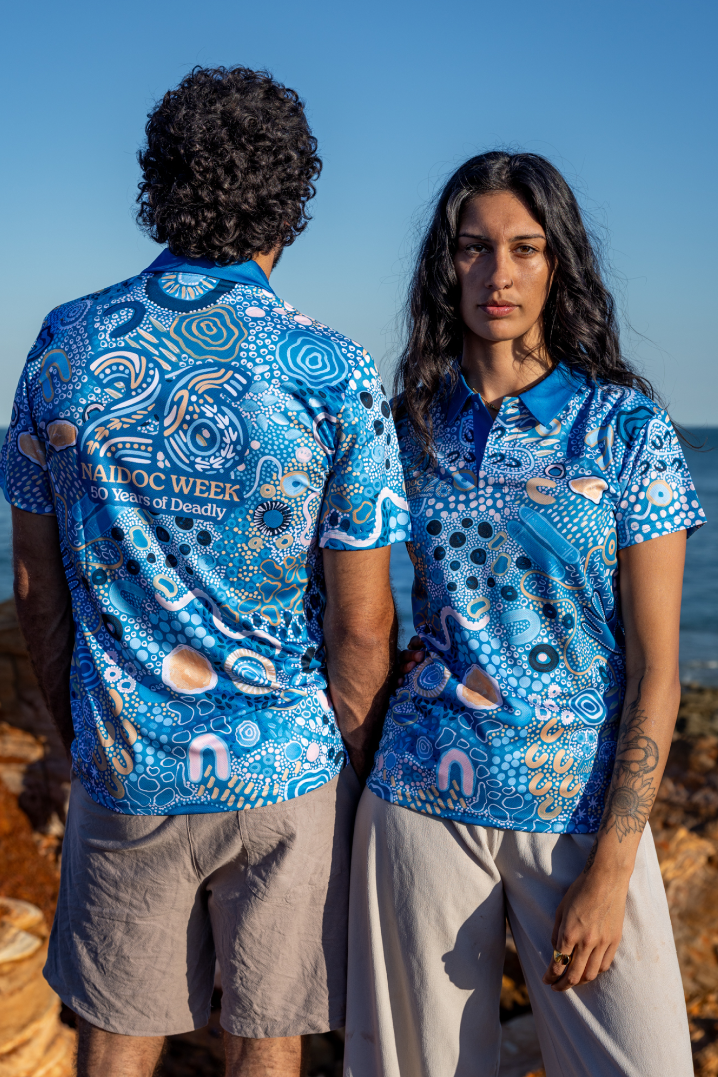 Moorditj Koorliny (Strong Journey) NAIDOC 2026 Polo Shirt