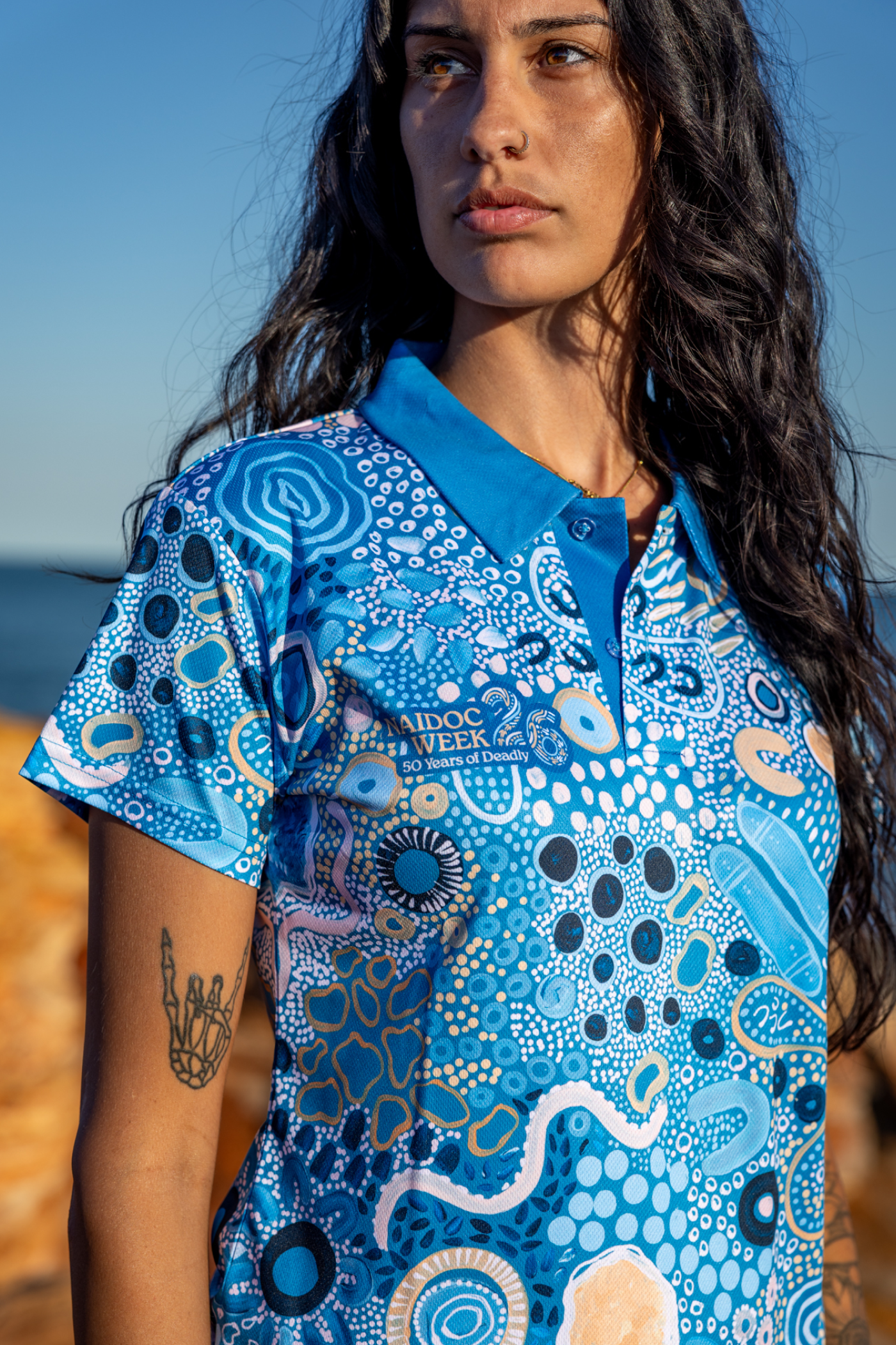 Moorditj Koorliny (Strong Journey) NAIDOC 2026 Polo Shirt