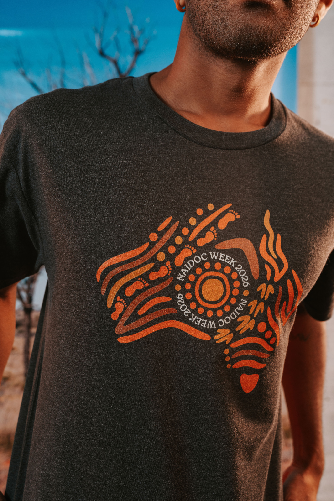 Australia NAIDOC Week 2026 Ash Marle Cotton Everyday Unisex T-Shirt