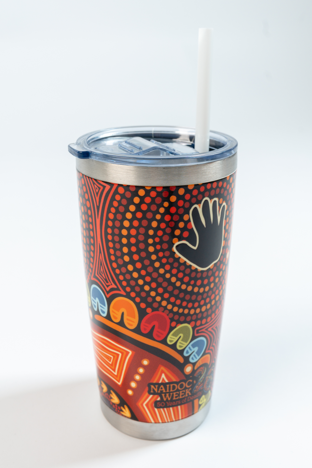 Gadi NAIDOC 2026 590ml Vacuum Insulated Double Walled Stainless Steel Tumbler