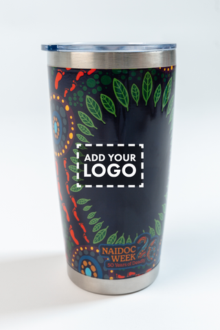 An Abundance Of Culture NAIDOC 2026 590ml Vacuum Insulated Double Walled Stainless Steel Tumbler