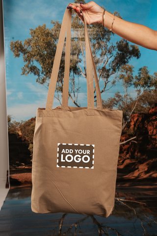 Our Ancestors NAIDOC Week 2026 Tote Bag Sand Long Handle Cotton Tote Bag