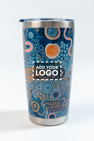 Moorditj Koorliny (Strong Journey) NAIDOC 2026 590ml Vacuum Insulated Double Walled Stainless Steel Tumbler