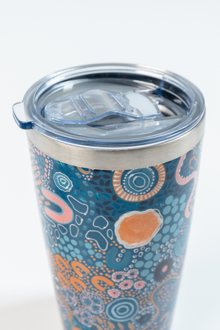 Moorditj Koorliny (Strong Journey) NAIDOC 2026 590ml Vacuum Insulated Double Walled Stainless Steel Tumbler