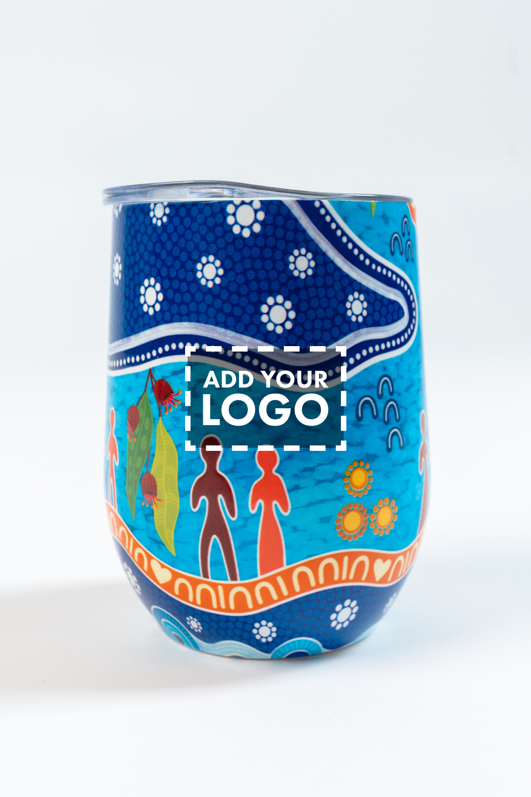 Built On Strong Shoulders NAIDOC 2026 Vacuum Insulated Double Walled Stainless Steel Travel Mug