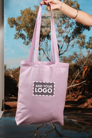 Spiritual Connection To Land NAIDOC Week 2026 Tote Bag Lilac Long Handle Cotton Tote Bag
