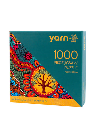Wurung (Branches) 1000 Piece Indigenous Artwork Puzzle - Ready Stock