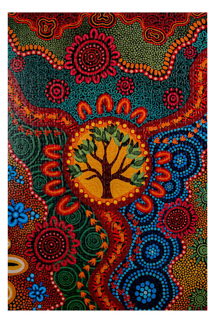 Wurung (Branches) 1000 Piece Indigenous Artwork Puzzle - Ready Stock