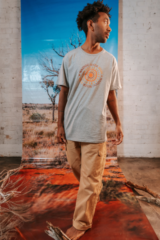 Circle NAIDOC Week 2026 Grey Marle Cotton Everyday Unisex T-Shirt