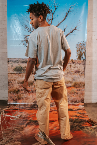 Circle NAIDOC Week 2026 Grey Marle Cotton Everyday Unisex T-Shirt