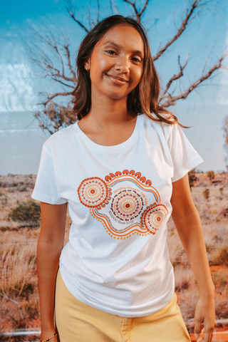 Standing Strong NAIDOC Week 2026 White Cotton Everyday Women