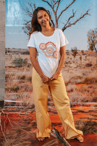 Standing Strong NAIDOC Week 2026 White Cotton Everyday Women