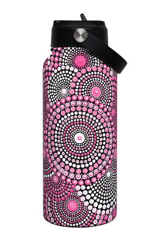Tribe Of Women 1L Insulated Stainless Steel Drink Bottle with Handle