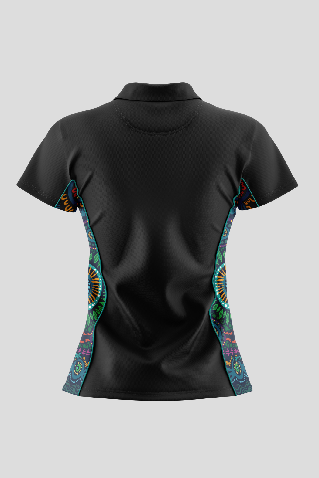 An Abundance Of Culture NAIDOC 2026 Black Bamboo (Simpson) Polo Shirt