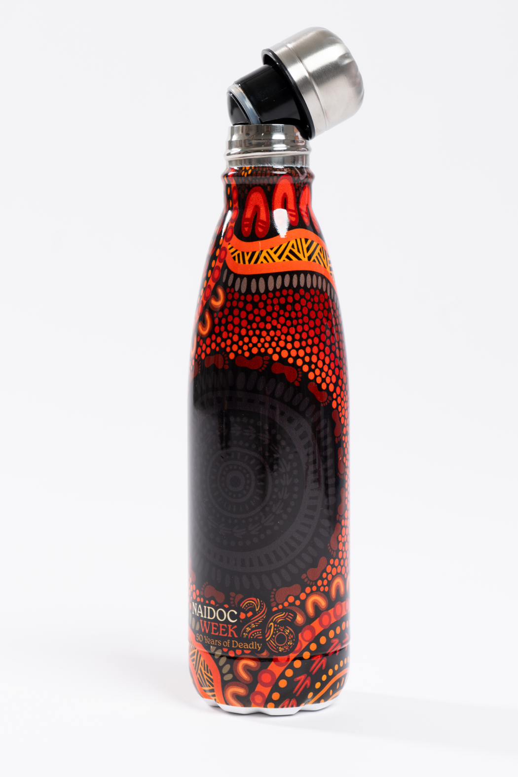 50 Years of Deadly NAIDOC 2026 Vacuum Insulated Double Walled Stainless Steel Water Bottle