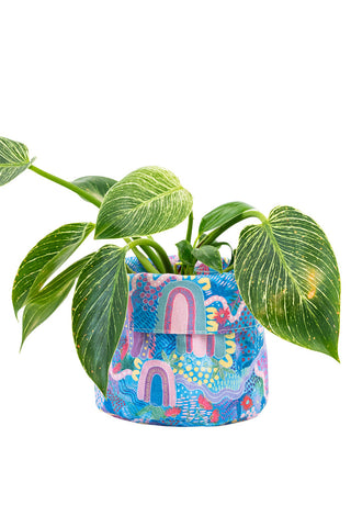 A Chapter Closing Canvas Plant Pot - Ready Stock