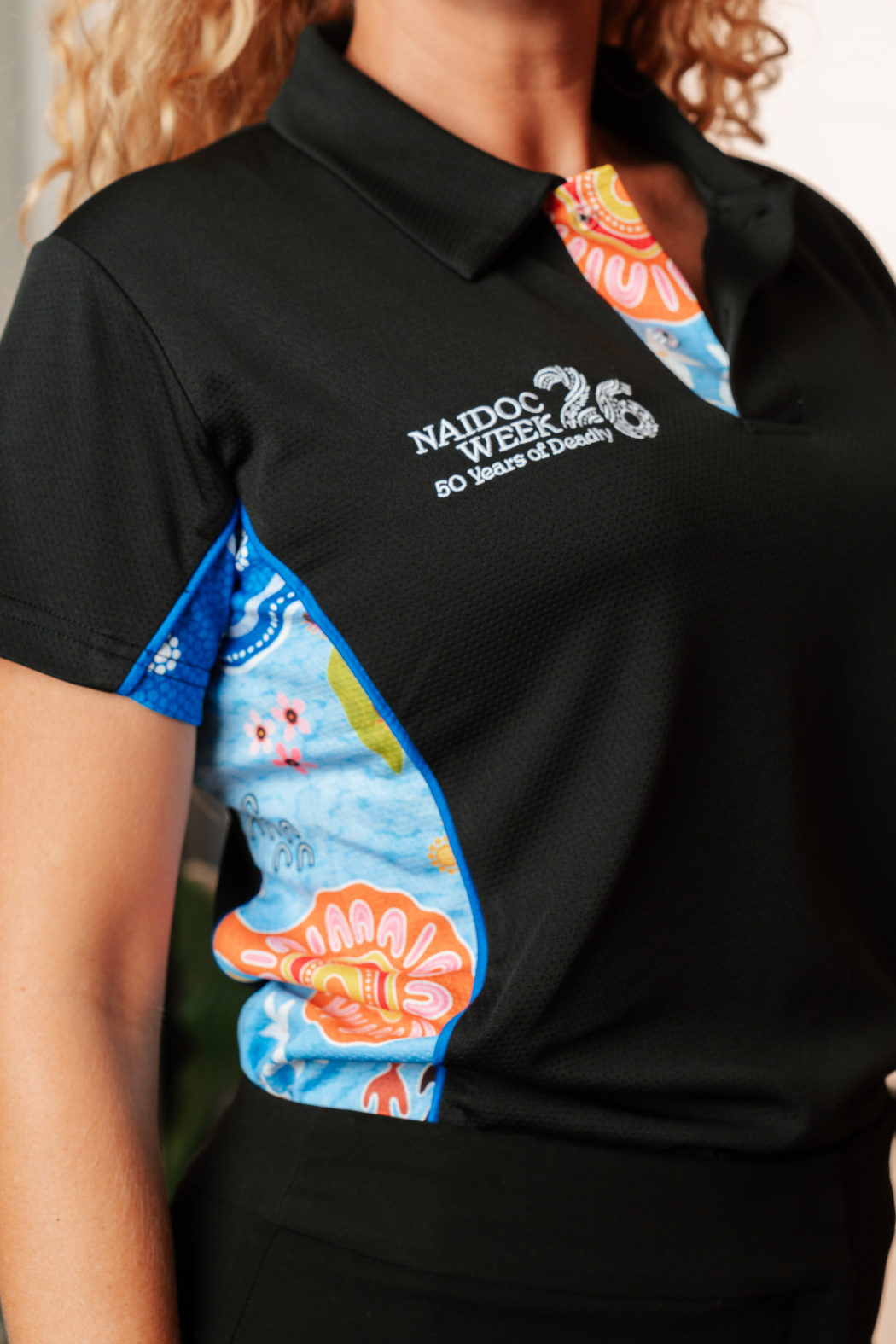 Built On Strong Shoulders NAIDOC 2026 Bamboo (Simpson) Polo Shirt