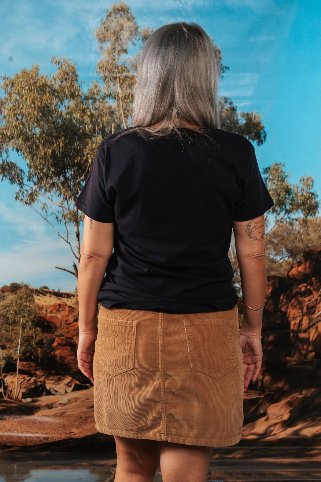 Spiritual Connection To Land NAIDOC Week 2026 Navy Cotton Everyday T-Shirt