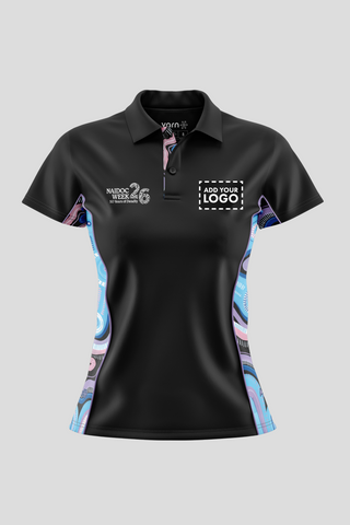 50 Shades Of Deadly NAIDOC 2026 Black Bamboo (Simpson) Polo Shirt