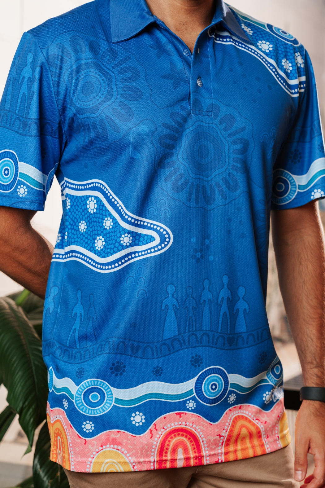 Built On Strong Shoulders Essence NAIDOC 2026 Polo Shirt