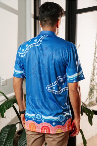 Built On Strong Shoulders Essence NAIDOC 2026 Polo Shirt