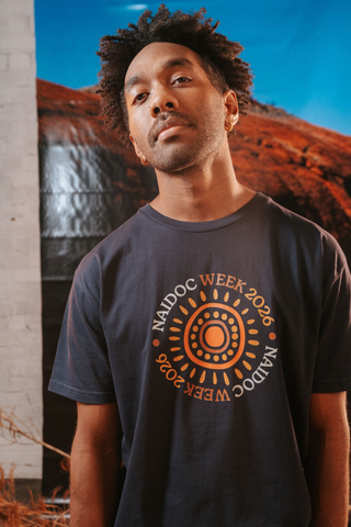 Circle NAIDOC Week 2026 Navy Cotton Everyday T-Shirt