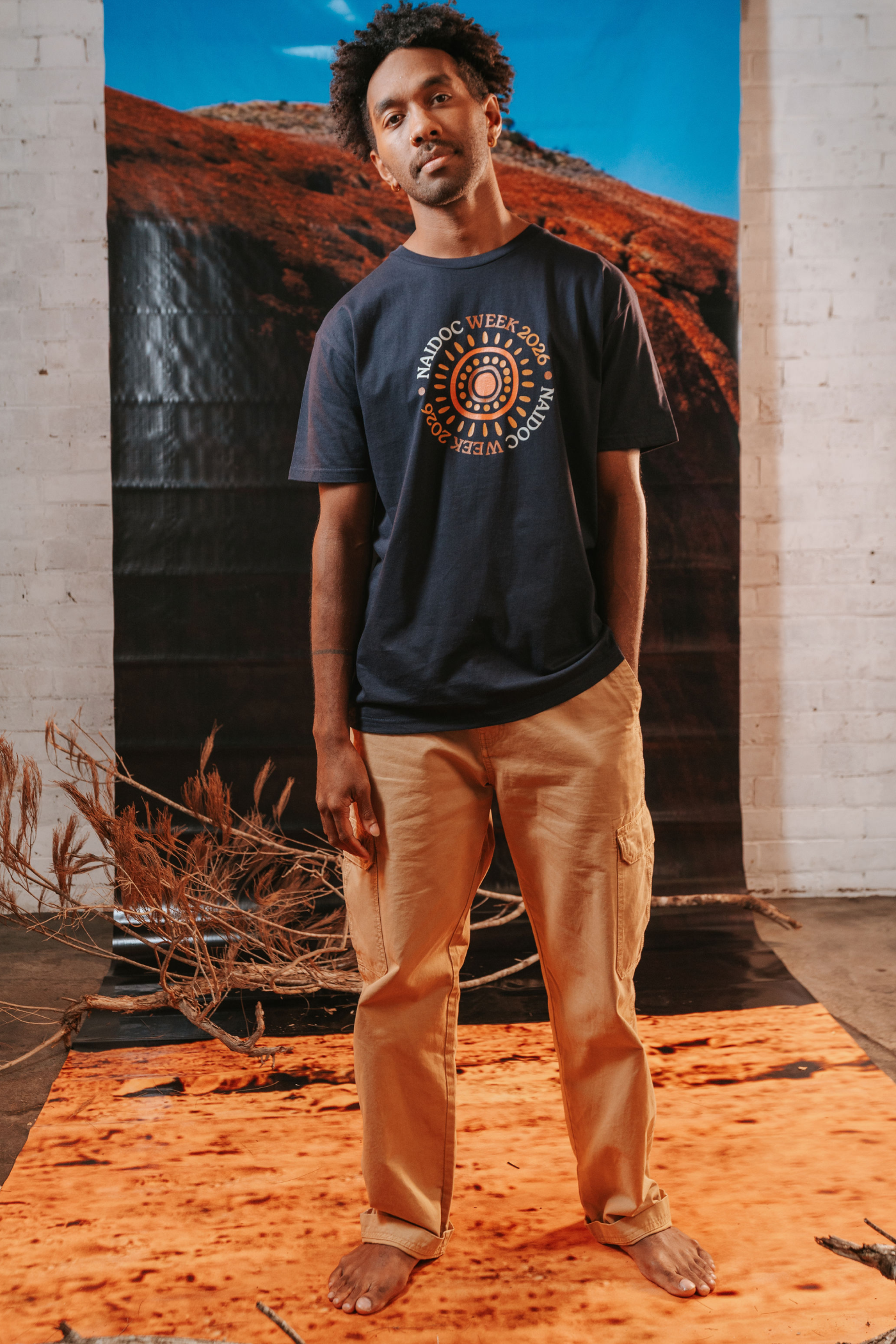 Circle NAIDOC Week 2026 Navy Cotton Everyday T-Shirt