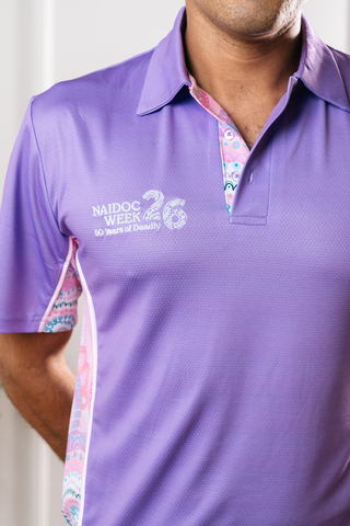 Paths That Brought Us Here NAIDOC 2026 Bamboo (Simpson) Polo Shirt