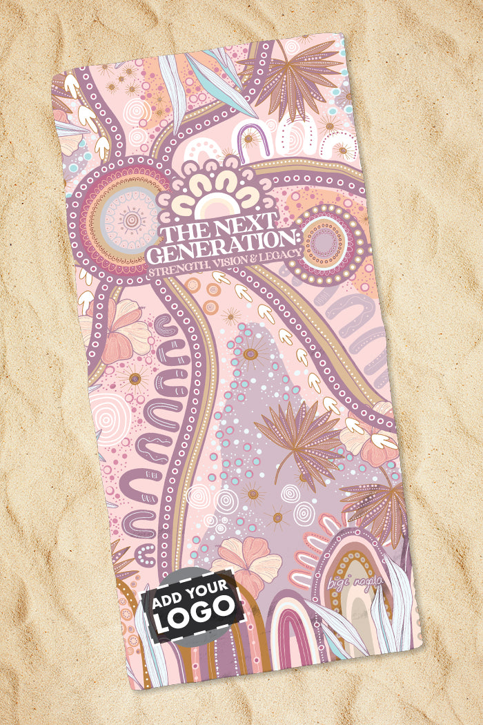 A Bright Future NAIDOC 2025 Beach Towel