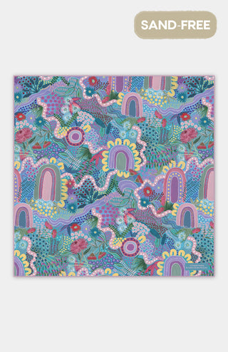 A Chapter Closing Sand Free rPET Beach Towel (160x160cm) - Ready Stock