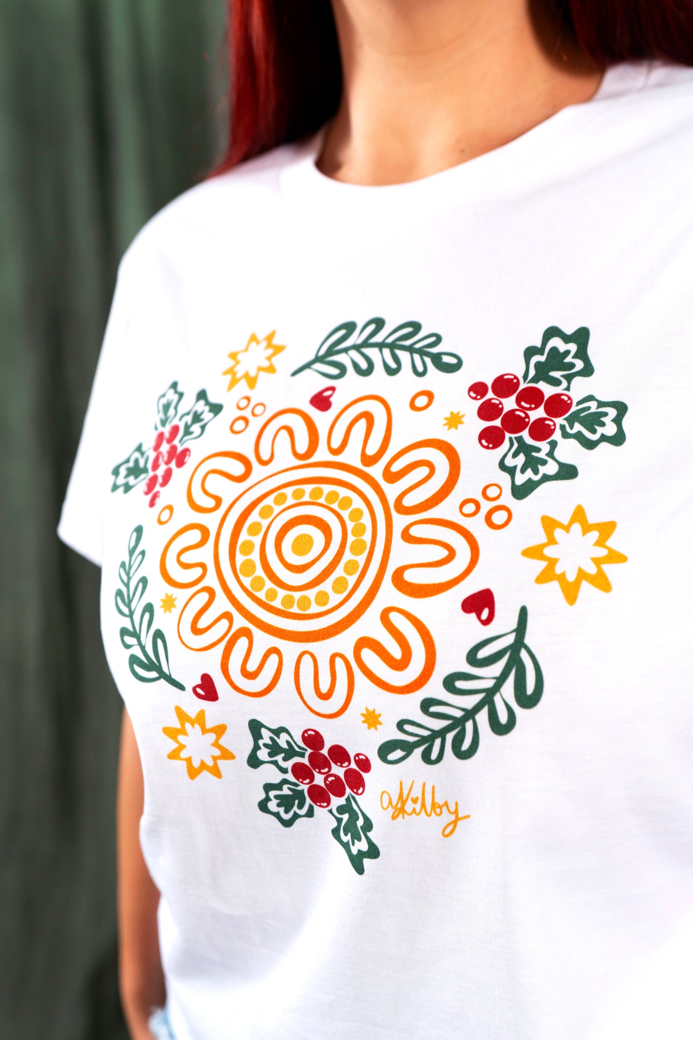 Harmony White Cotton Crew Neck T-Shirt